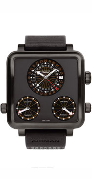 Glycine Airman 7 Plaza Mayor Titanium black DLC