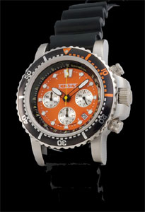 KIBER 5040/1018 Orange 200M Diver Watch