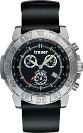 Traser H3 T5002 Super Sport Chronograph Diver Tritium Watch