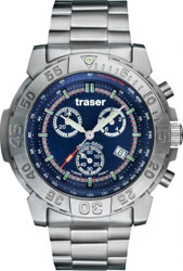 Traser H3 T5002 Super Sport Chronograph Diver Tritium Watch
