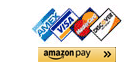 Visa, Mastercard, Amex, Discover and Amazon Pay accepted
