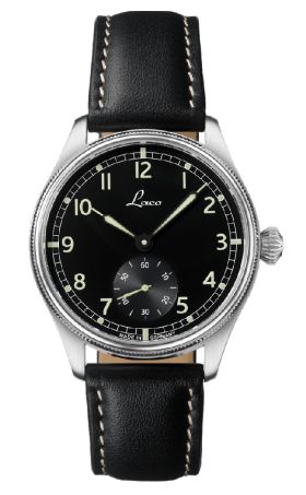 Laco Bremerhaven 39 Hand Wound Navy  Watch 862169
