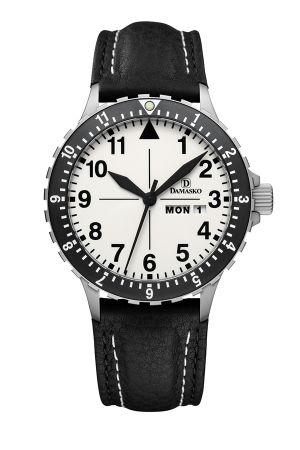 Custom Damasko DK47 Top Automatic Watch with 1 side AR glass 5-55 Bezel