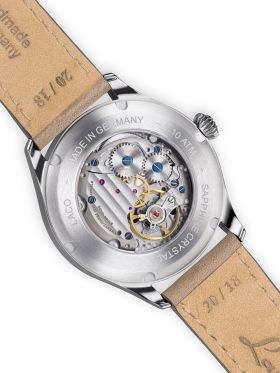 Laco Bremerhaven 39 Hand Wound Navy  Watch 862169 #4