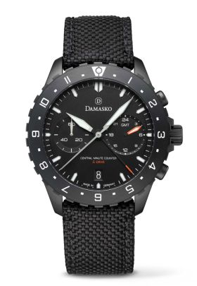 Damasko DC89 Black Si GMT Chronograph  with 3 time zones