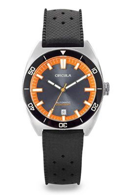 AquaSport Grey/Orange Retro Automatic Watch