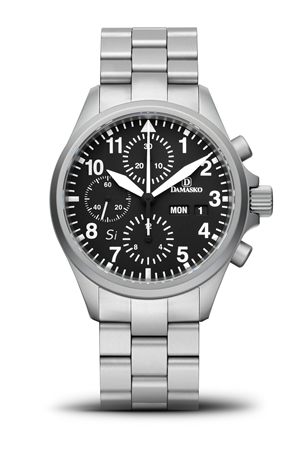 Damasko DC 56 Si Top Automatic Chronograph Watch with Ice Hardened Bracelet