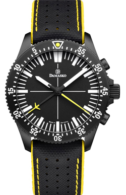 Damasko DC80 Yellow Black Chronograph Watch