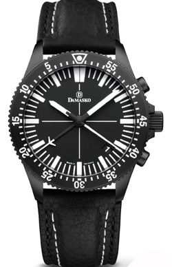 Damasko DC82 Black Chronograph Watch