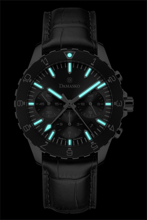 Damasko DC98 Black Custom Chronograph Watch #4