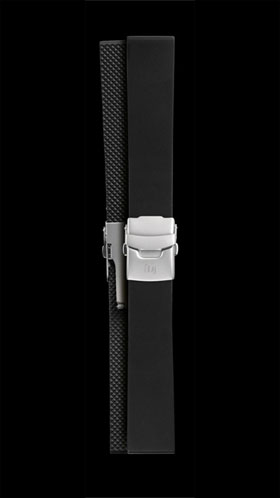 Damasko 22mm Sport Rubber Strap with Deployment Buckle