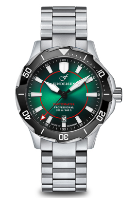 Findeisen NauticMaster Green Automatic Watch F-1253-NM-G-S