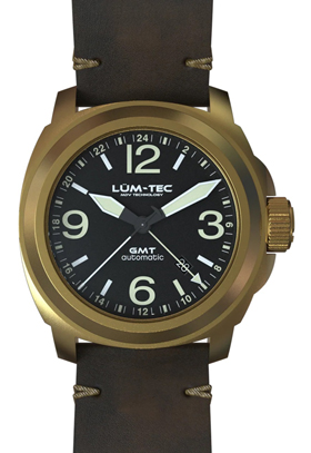 Lum-Tec M94 Bronze Date 44mm Automatic Watch