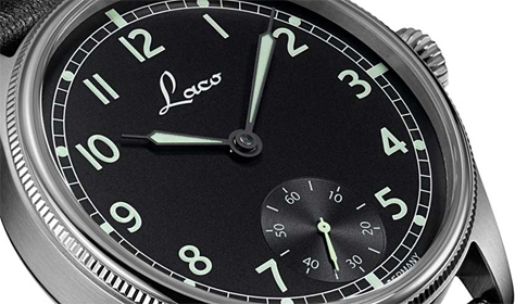 Laco Bremerhaven 39 Hand Wound Navy  Watch 862169 #2