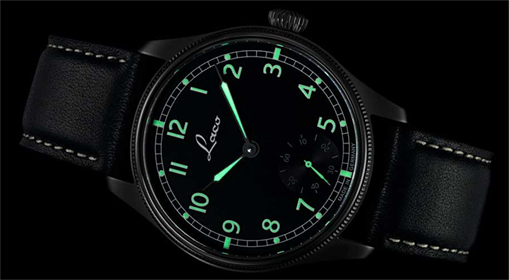 Laco Bremerhaven 39 Hand Wound Navy  Watch 862169 #5