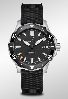 Findeisen NauticMaster Diver Black Automatic Watch