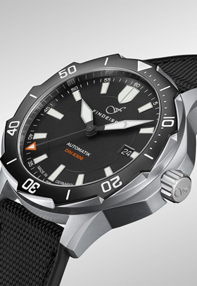Findeisen NauticMaster Diver Black Automatic Watch #3