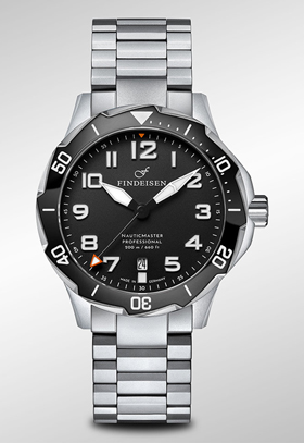 Findeisen NauticMaster Field Diver Black Automatic Watch #7