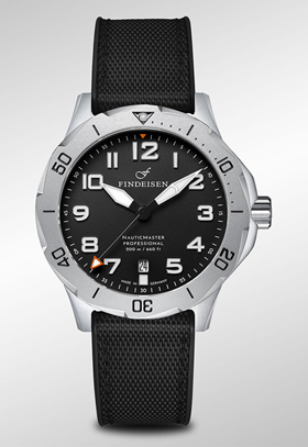 Findeisen NauticMaster Field Diver Black Automatic Watch #2