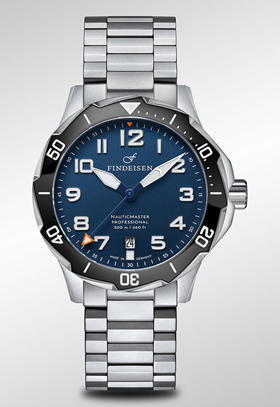 Findeisen NauticMaster Field Diver Blue Automatic Watch #6