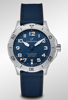 Findeisen NauticMaster Field Diver Blue Automatic Watch #2