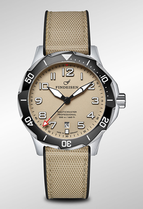 Findeisen NauticMaster Field Diver Khaki Automatic Watch