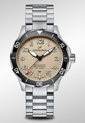 Findeisen NauticMaster Field Diver Khaki Automatic Watch #7
