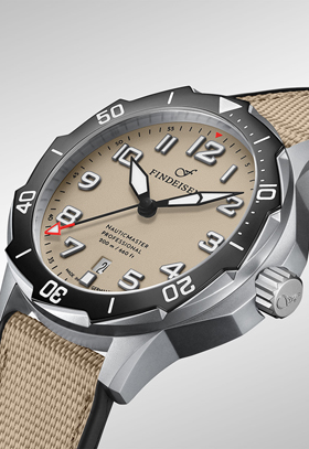 Findeisen NauticMaster Field Diver Khaki Automatic Watch #3