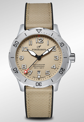 Findeisen NauticMaster Field Diver Khaki Automatic Watch #2