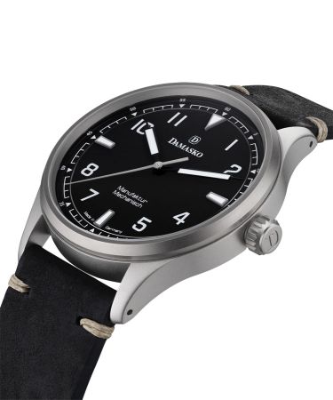 Damasko DF10 Black Automatic Field Watch #2