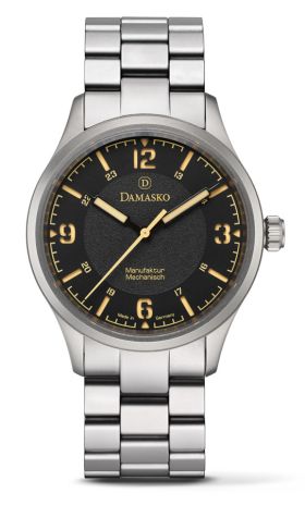 Damasko DF20 Old Radium Automatic Field Watch with Submarine Steel Bracelet