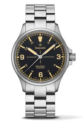 Damasko DK26 Submarine Steel Automatic Watch with Submarine Steel Bracelet