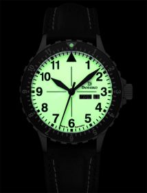 Custom Damasko DK47 Top Automatic Watch with 1 side AR glass 5-55 Bezel #3