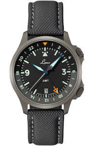 Laco 40MM Frankfurt GMT Schwarz Automatic Watch Laco 40MM Frankfurt GMT Schwarz Automatic Watch