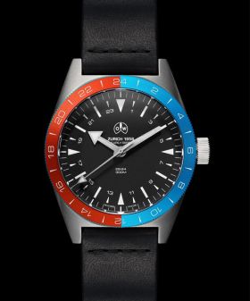 Ollech & Wajs OW Early Bird 24 Hour Dual Time Zone Watch