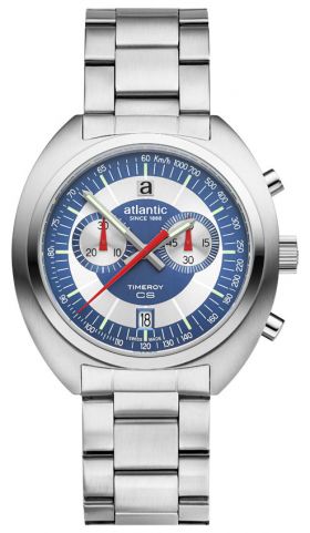 Atlantic Timeroy CS Blue Steel Chrono Watch